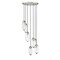 Z-Lite Arden Chandelier, 7-Light, 18 In.W x 12 In.H, Brushed Nickel/Clear 651P-7R-BN - alternate 2